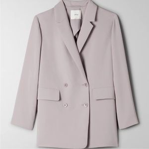 Aritzia cherrelle blazer in gull grey, size small